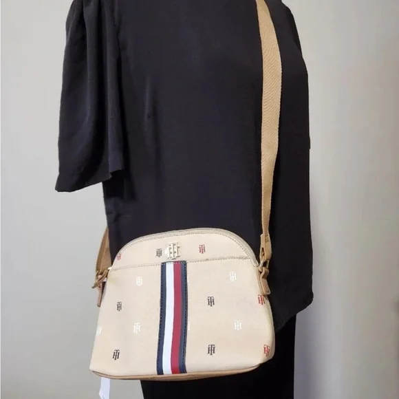 Tommy Hilfiger Tan Crossbody Bag - Picture 8 of 9